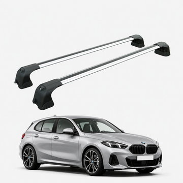 For BMW  1 Series (F70) 2025-Up Roof Rack Cross Bars Fix Point Silver