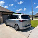 For Volkswagen ID. Buzz LWB L2 Roof Side Rails and Roof Rack Cross Bars Silver-4