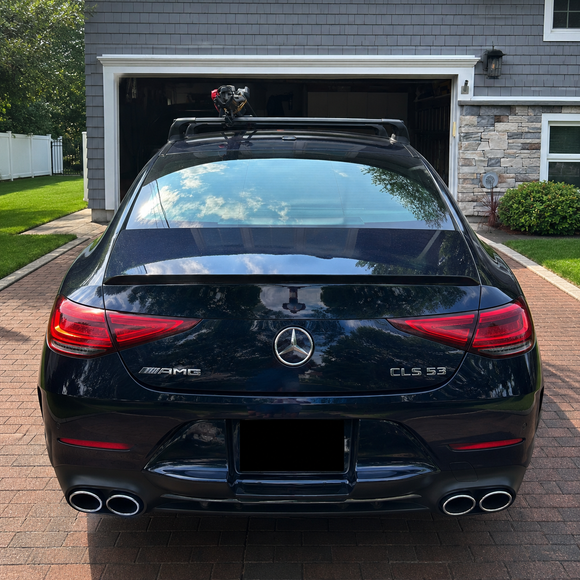 For Mercedes Benz CLS C257 2019-2021 Roof Rack Cross Bars Metal Bracket Fix Point Silver