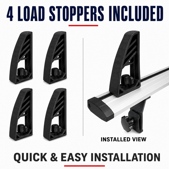 For Ford Transit (2000-2014) Roof Rack Carrier Cross Bars Aluminum, Silver 3 Qty