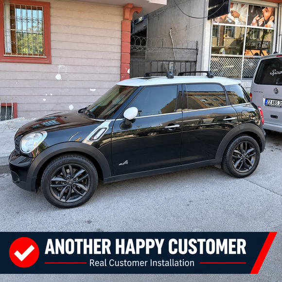 For MINI Countryman 1st Gen R60 2010-2016 Roof Rack Cross Bars Flush Rail Silver