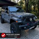 For Jeep Wrangler JL 2018-2025 Hardtop Roof Rack Cross Bars – T-Slot Aluminum, Rain Gutter Mount, No Drill | Silver-2