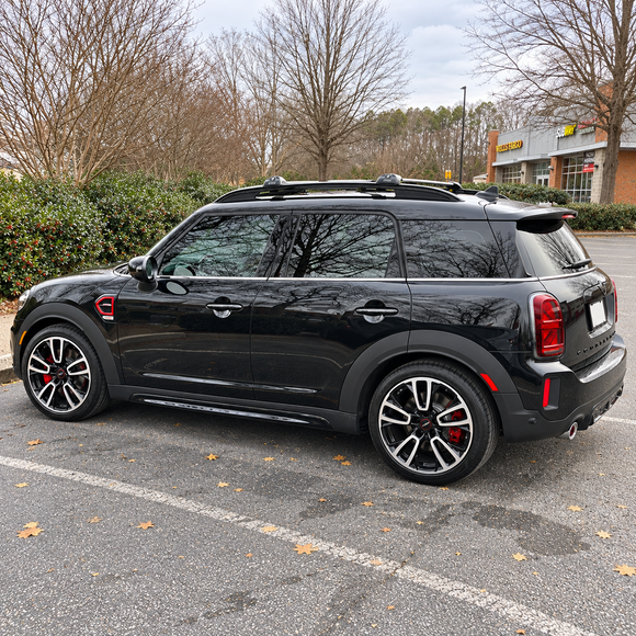 For MINI Countryman 2nd Gen F60 2017-2023 Roof Rack Cross Bars Raised Rail Silver