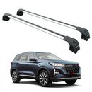 For Chery Tiggo 7 Pro 2022-2025 Aluminium Cross Bar, Roof Rack System, Flush Rail, Silver-1