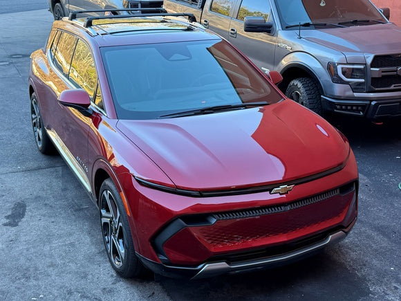 For Chevrolet Equinox EV (2023-2025) Roof Rack Cross Bars, Flush Rail, Silver