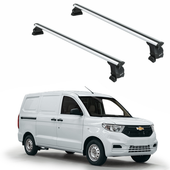 For Chevrolet N400 (2019-2025) Roof Rack Cross Bars Metal Bracket Fix Pro, Silver