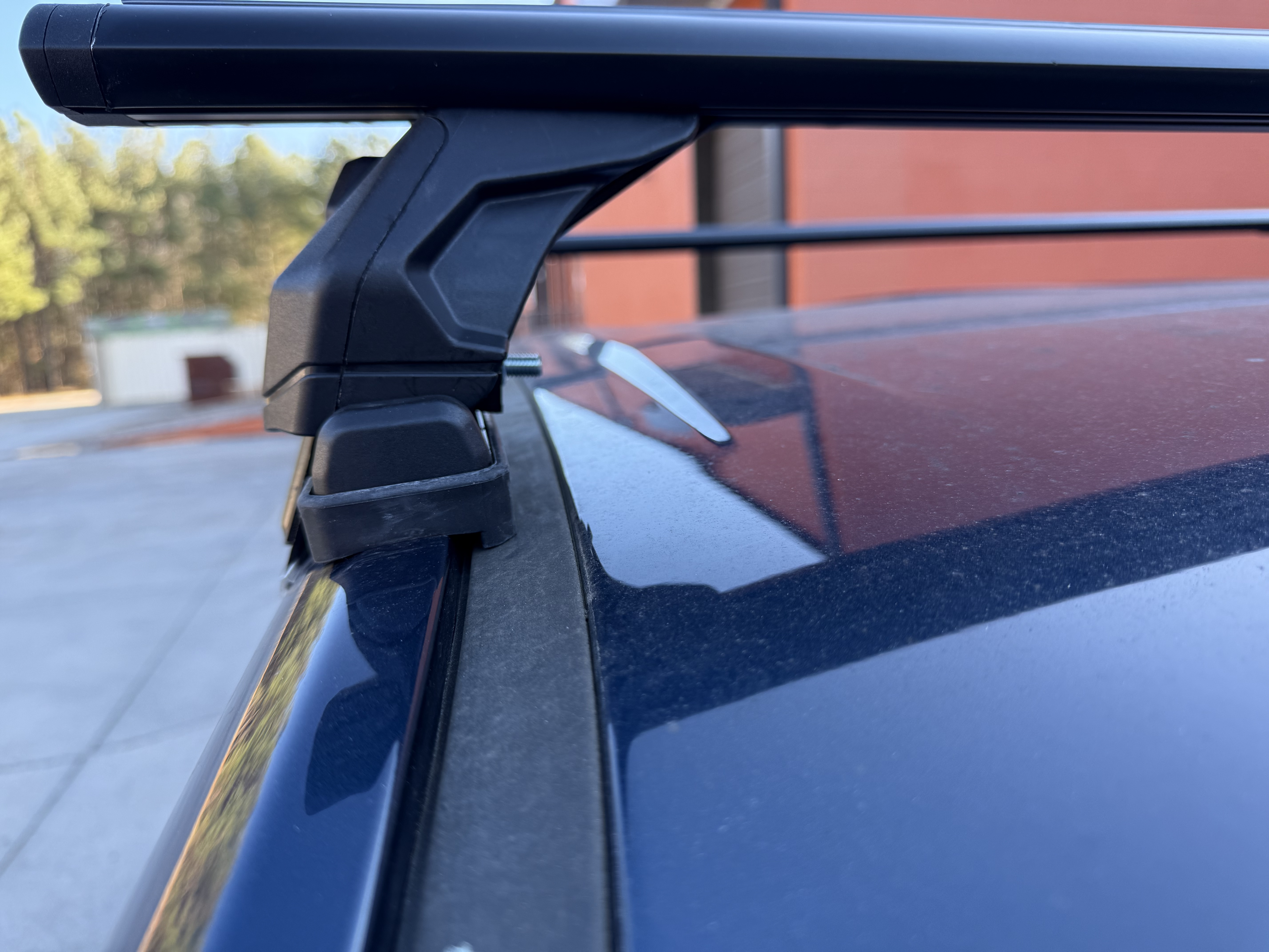 Für Chevrolet Silverado 1500/2500 2019-Up Dachträgersystem, Aluminium-Querstange, Metallhalterung, normales Dach, Schwarz