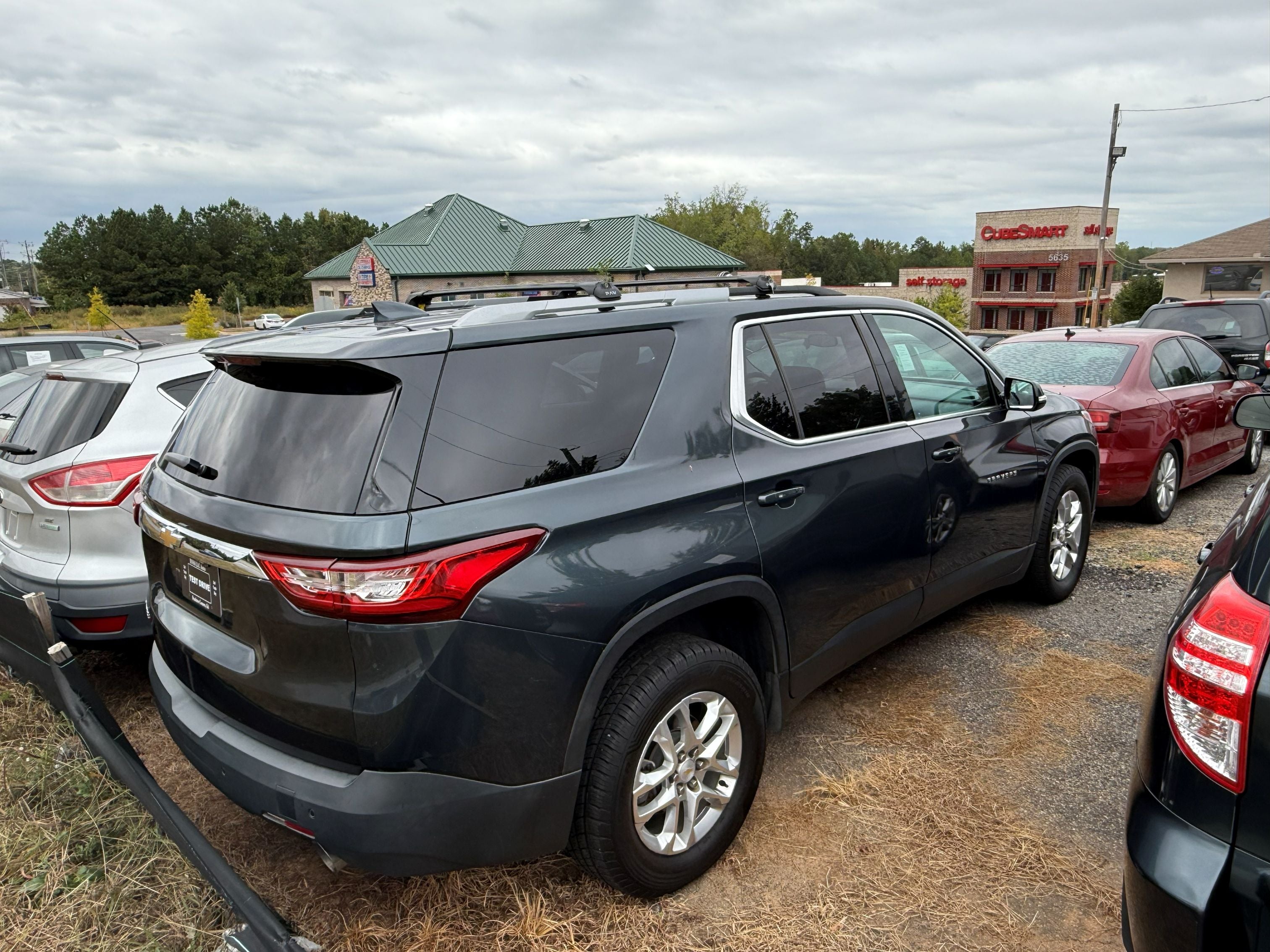 For Chevrolet Traverse Gen2 (2017-2023) Roof Rack Cross Bars Raised Rail, Silver