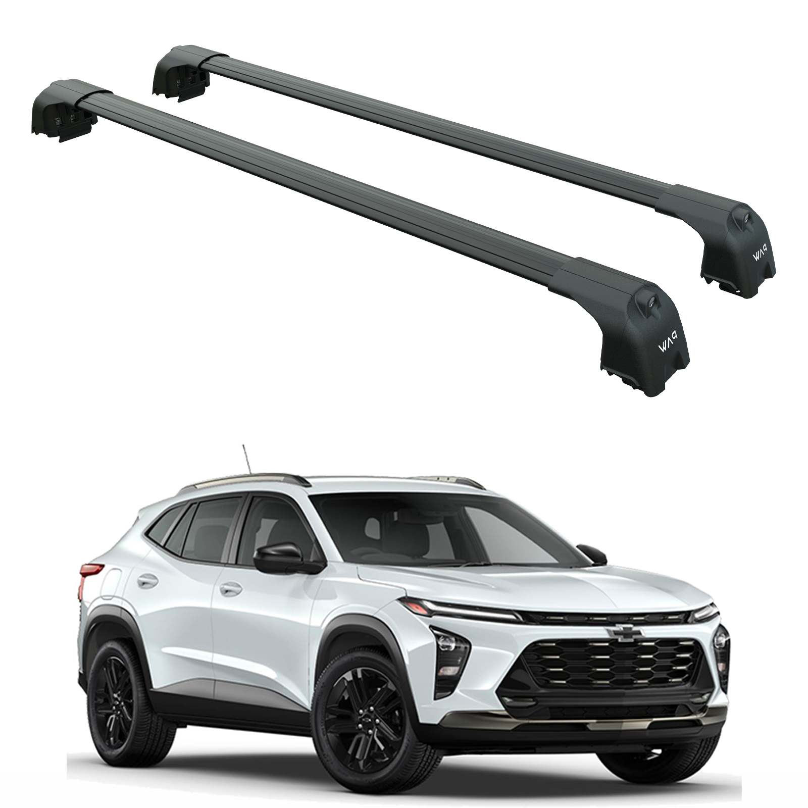 Trax Metal Rack For Chevrolet Trax (2023-2026) Roof Rack Cross Bars Flush Rail Fix Poi ...