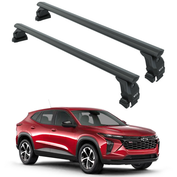 For Chevrolet Trax (2023- Up) Roof Rack Cross Bars Normal Roof, Black