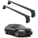 For Chrysler 300 2013-2023 Roof Rack System, Aluminium Cross Bar, Lockable, Black-1