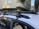 Kompatibel mit Honda Civic 5-tr Sedan Fahrzeugen 2010–2017 mit normalem Dachträger in schwarzer Farbe-8