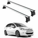 Für Toyota Tacoma 2016-Up Dachträger Querträger Metallhalterung Normales Dach Alu Schwarz-1