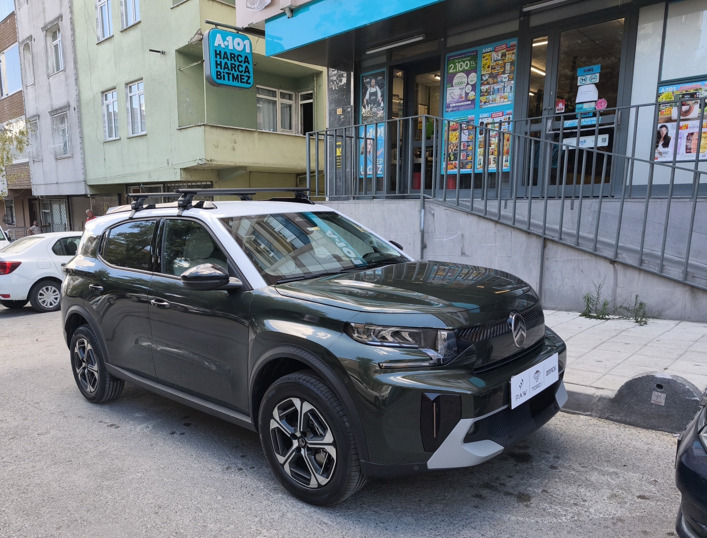 For Nissan Micra 2025- Up Roof Rack Cross Bars Normal Roof Black