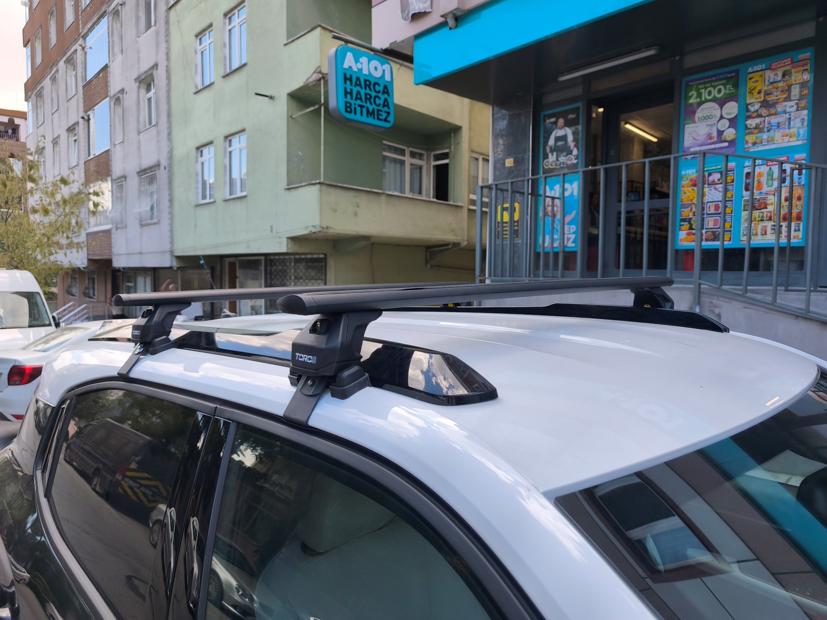 For Citroen C3 2024-2025 Roof Rack Cross Bars Normal Roof Black