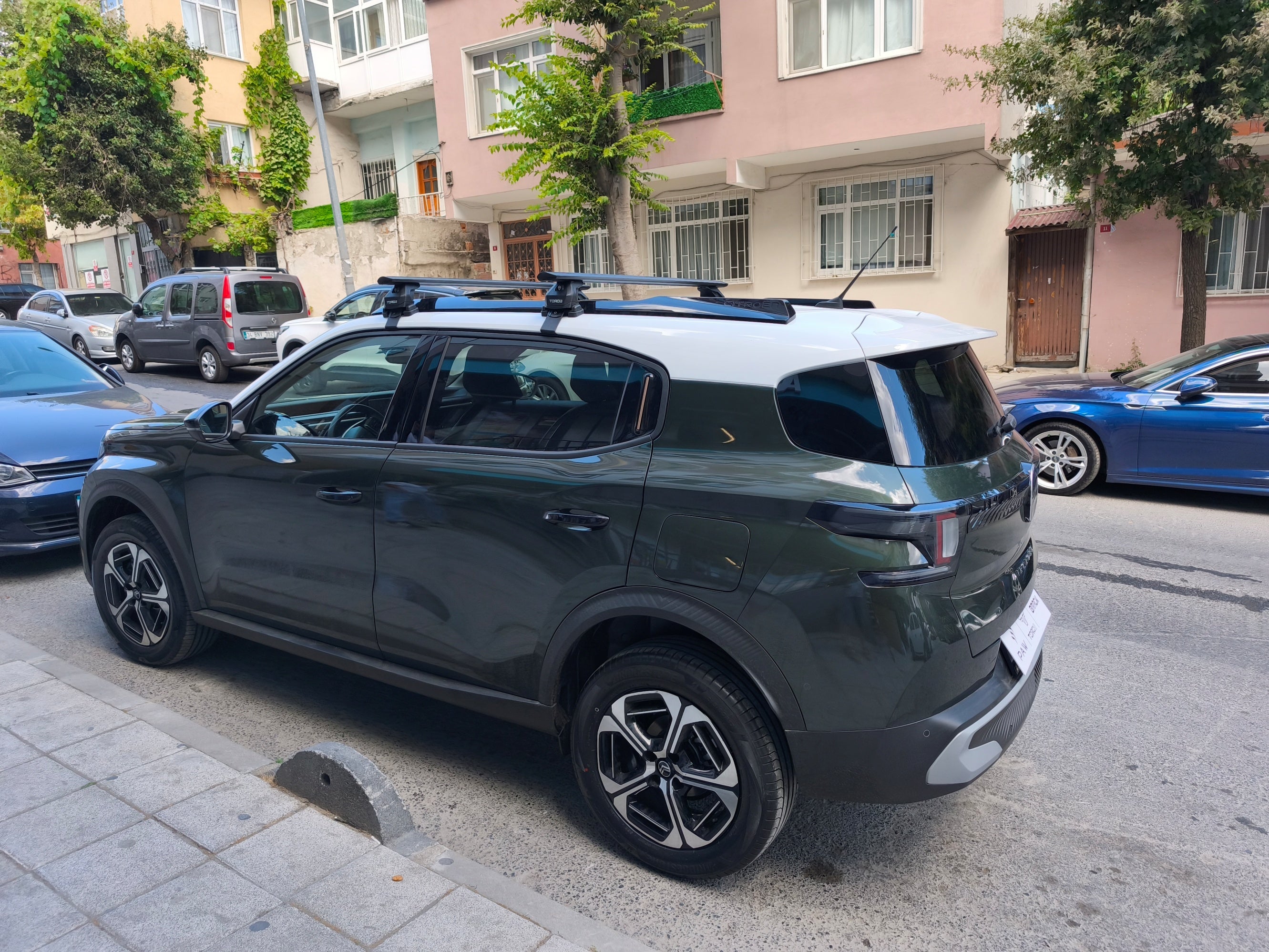 citroen c3 aircross top gear For Citroen C3 Aircross 2024-2026 Roof Rack Cross Bars Normal Roof Silver