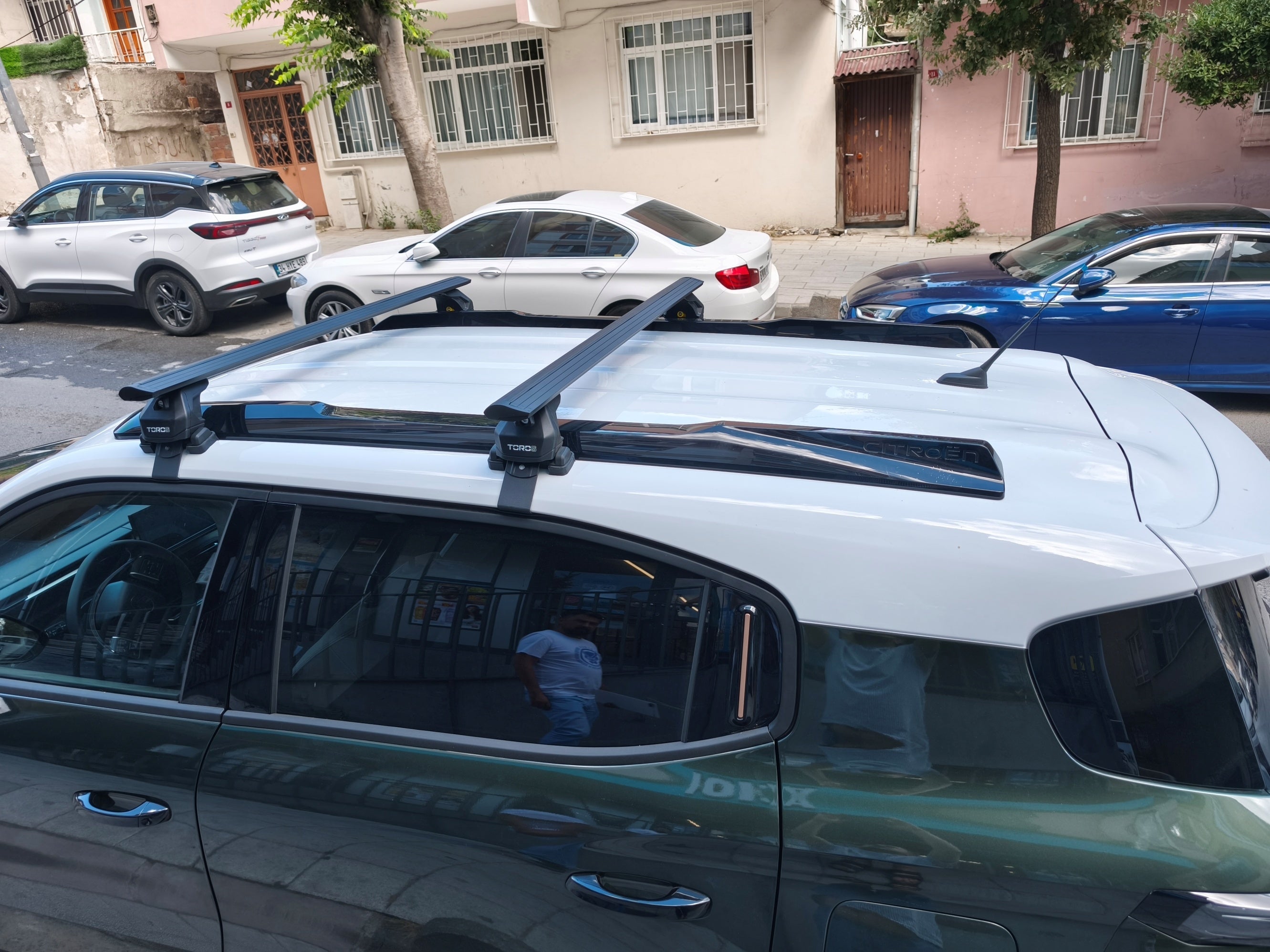 For Citroen C3 2024-2025 Roof Rack Cross Bars Normal Roof Black