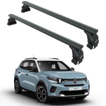 For Citroen C3 2024-2025 Roof Rack Cross Bars Normal Roof Silver