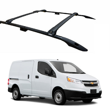 für Nissan NV200 Dachreling und Dachträger Querträger Plus Schwarz Farbe LWB