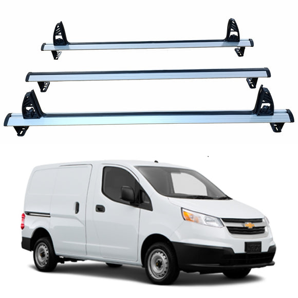 For Chevrolet City Express Ladder Roof Racks Cross Bars Carrier Alu 3 Qty