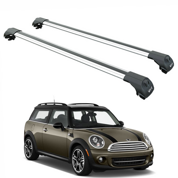 For Mini Clubman R55 2011-2014 Roof Rack Cross Bars Load Carrying Bars Silver