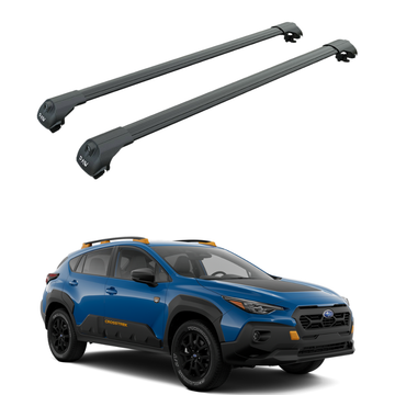 Compatible with Subaru Crosstrek Wilderness Gen3 2024-2026 Roof Rack Crossbars Black