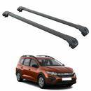 For Dacia Jogger 2022-2025 Roof Rack System, Aluminium Cross Bar, Metal Bracket, Lockable, Black-1
