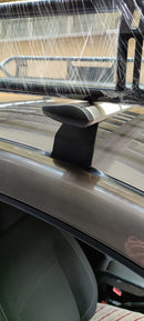 333. Kompatibel mit abschließbaren Aluminium-Dachträgern für Fahrzeuge mit Standarddach Toros Pro 3 Silver-6