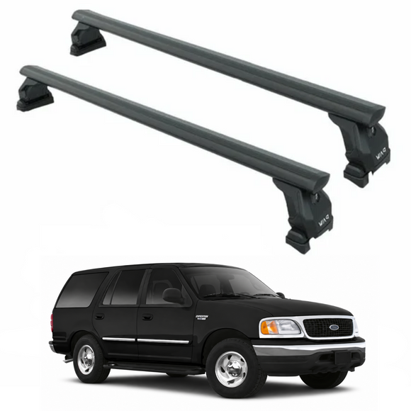 For Ford Expedition (UN93) 1997-2002 Roof Rack Cross Bars Fix Pro, Black