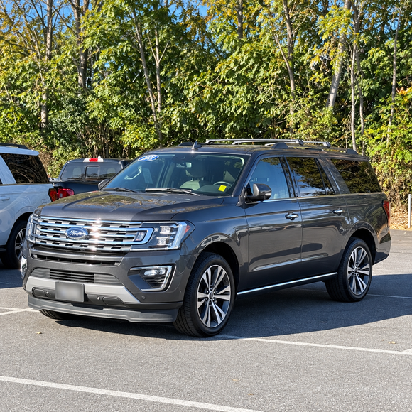 Für Ford Expedition 2018-Up Dachträgersystem, Aluminium-Querstange, Metallhalterung, abschließbar, Schwarz