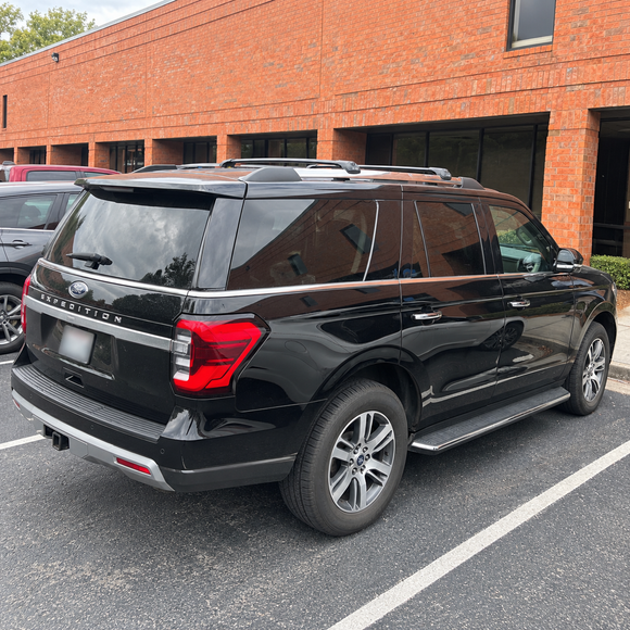 For Ford Expedition (U553) 2018-2024 Roof Rack Cross Bars Raised Rail, Silver