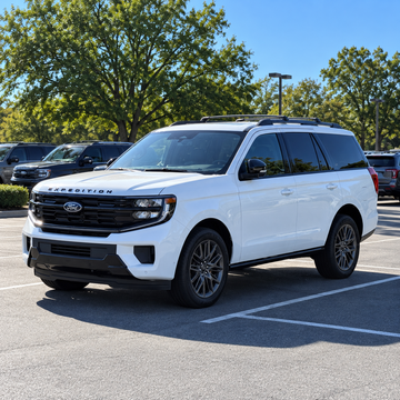 Für Ford Expedition 2007–2018 Dachträgersystem, Aluminium-Querstange, Metallhalterung, abschließbar, Silber - 0