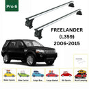 For Land Rover Freelander (L359) 2006-15 Roof Rack Cross Bars Fix Pro 6 Alu Silver-2