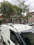 Aluminium Roof Rails and Cross Carrier Set for Peugeot Partner Lwb, 2018-Up Black-7