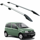 Fiat Panda 169 Roof Rails 2003-2012 | Silver Aluminum Side Roof Rail System-1
