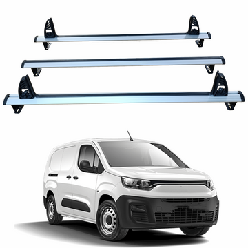 For Fiat Doblo 2022-2025 Ladder Roof Racks Cross Bars Carrier 3 Qty