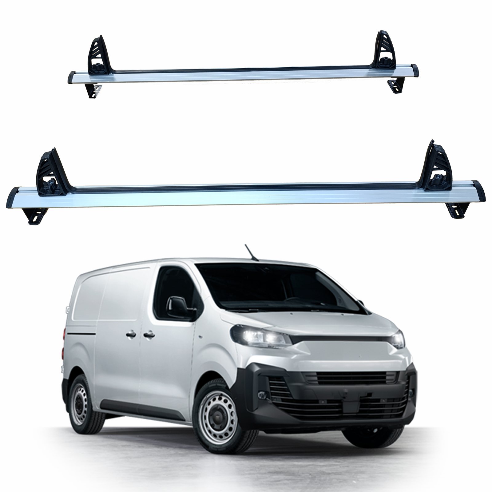 For Toyota Proace 2016-2025 Roof Racks Cross Bars Carrier Alu 2 Qty