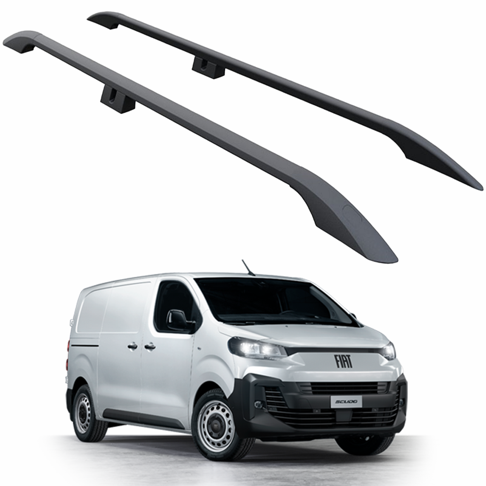 For Toyota Proace LWB Long Roof Rack Rails - Black 2016-2025 Plus Series