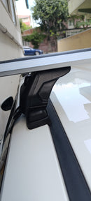 For Fiat Tipo 2015–2025 Roof Rack System – Aluminum Cross Bar (Silver, Normal Roof)-7