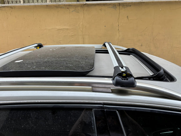 For Audi A4 Allroad B8 2008-2017 Roof Rack Cross Bars Raised Rail Silver