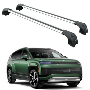 For Hyundai ioniq 9 Roof Rack Cross Bars Flush Rails Alu Silver