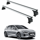 For Hyundai i30 2017-2025 Roof Rack Crossbars Screw Installation Fix Pro Model Silver-1