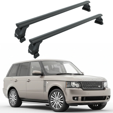 Für Land Rover Defender ab 2020, Dachträgersystem, Träger-Querstangen, Aluminium, abschließbar, hochwertige Metallhalterung, schwarz