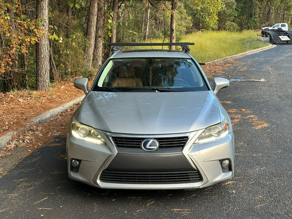 For Lexus CT 200H (2011-2017) Roof Rack Cross Bars Normal Roof Pro 4, Black