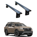 für Nissan Pathfinder Querträger Trägerschienen Dachträger Schwarz ab 2021-1