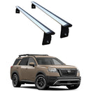 für Nissan Pathfinder Querträger Trägerschienen Dachträger Schwarz ab 2021-1
