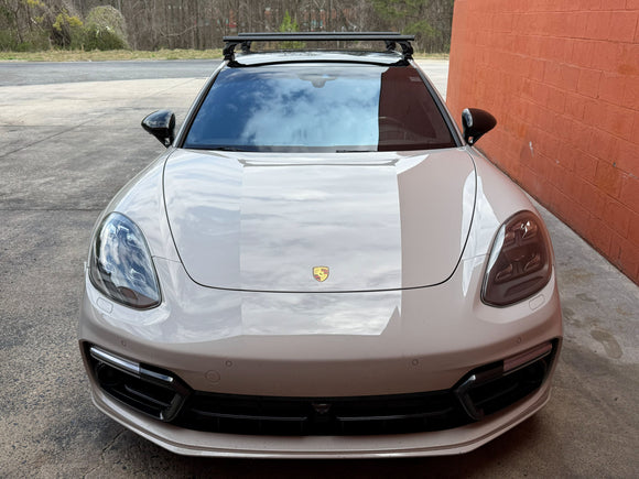 Für Porsche Macan ab Baujahr 2014. Dachträgersystem, Träger-Querstangen, Aluminium, abschließbar, hochwertige Metallhalterung 