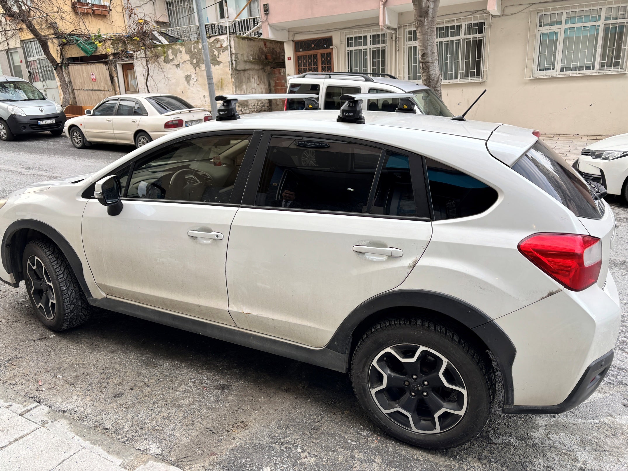 Subaru WRX 2019-2025 Roof Rack Cross Bar Fix Point Pro Fix Silver