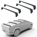 For Tesla Cybertruck (2024-2025) | Bed Rack Cross Bars (Aluminum, Black) 4 Qty-1