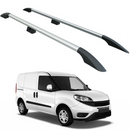 For Fiat Doblo SWB 2010-2020 Van Aluminium Roof Rails Silver-1